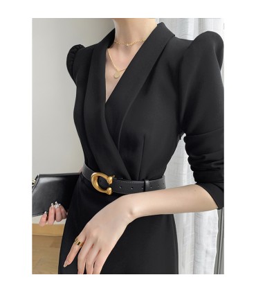 Jupe de tailleur à manches longues style déesse 