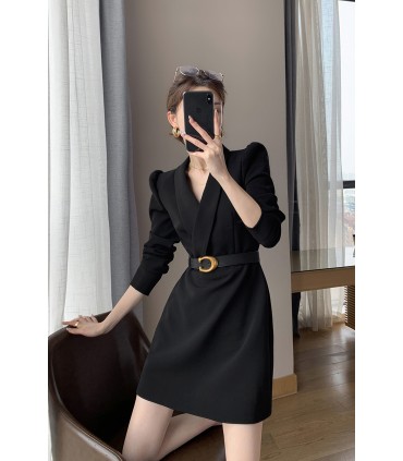 Jupe de tailleur à manches longues style déesse 