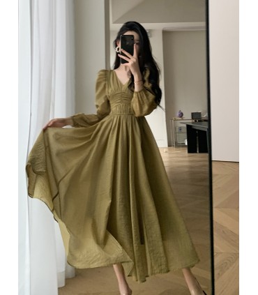 Skirt lengan panjang pinggang mewah ringan 