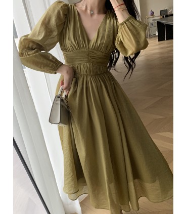 Skirt lengan panjang pinggang mewah ringan 