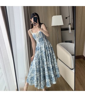 Tea break gentle style long skirt 