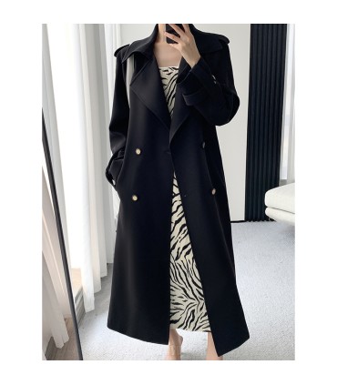 햅번 스타일 미드기장 코트 