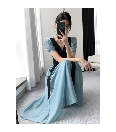 Taille tencel lange rok