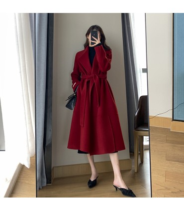 Eksklusiv uldjakke i Hepburn-stil