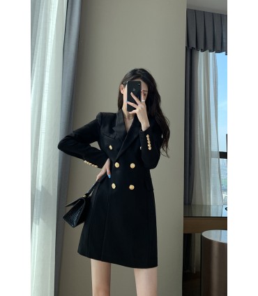 Jupe de tailleur style déesse à manches longues 