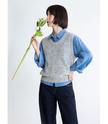 Langarmshirt aus wasserabweisender Baumwolle 