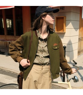 American Vintage Wool Baseball Jacka 