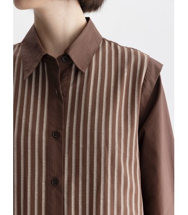 Fake zweiteiliges Langarmshirt 