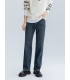 Jeans retos azuis vintage