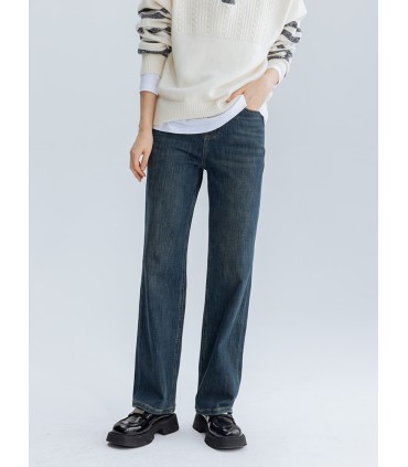 Jeans retos azuis vintage