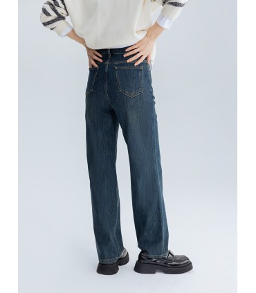 Jeans retos azuis vintage