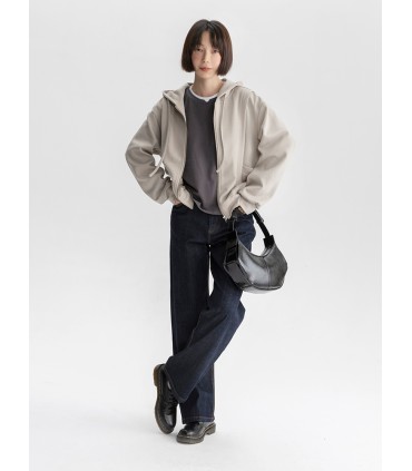 Round neck fake two-piece long-sleeved T-shirt 