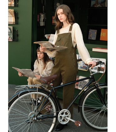 Medio cuello alto de punto hueco 