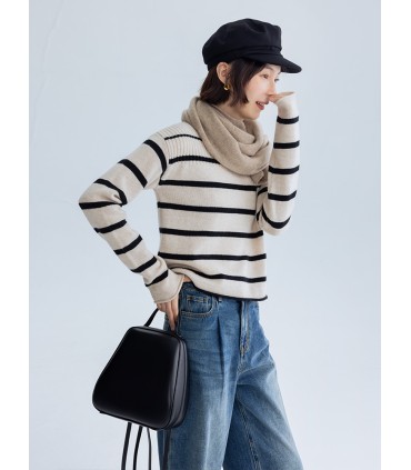 ウール 100% プルオーバー セーター 