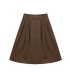 Skirt berlipat korduroy 