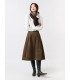 Skirt berlipat korduroy 