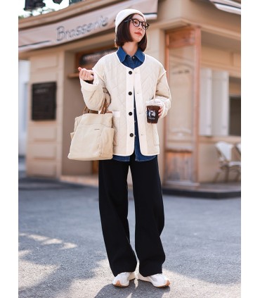 Piped cotton clothing