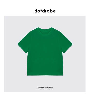 Round neck short-sleeved T-shirt