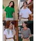라운드넥 반팔 티셔츠