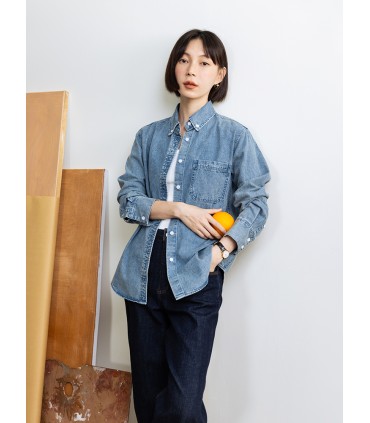 Giacca in denim stile boyfriend