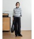 Maglione girocollo a righe