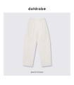 Pantaloni casual affusolati in cotone tencel 