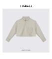 Chemise courte à manches longues en forme de boîte