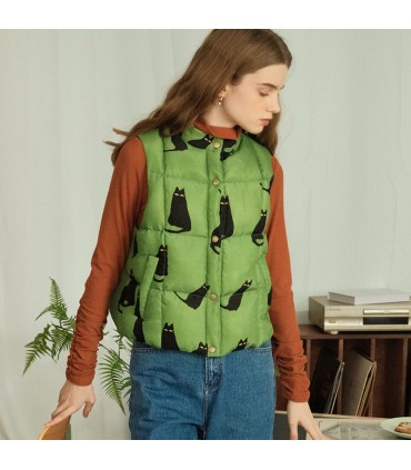 Áo vest giữ ấm cổ ngỗng