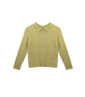 Maglione caldo tutto-fiammifero con collo a petalo 