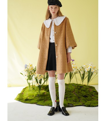 French Girly Nakışlı Beyaz Gömlek 