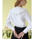 Baju Putih Bersulam Girly Perancis