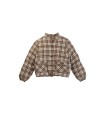 Plaid Double Warm Wool Short Cotton Jacket 