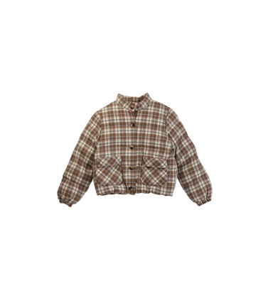 Plaid Double Warm Wool Short Cotton Jacket 