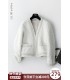 Sheep shearling short Haining jacket